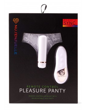 Remote Control Pleasure Panty White