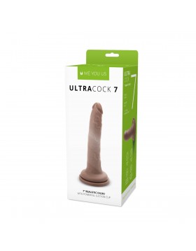Me You Us Silicone Ultra Cock Caramel 7in