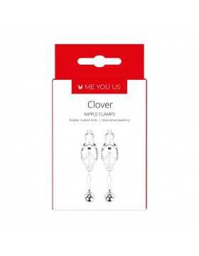 Me You Us Clover Nipple Clamp Silver