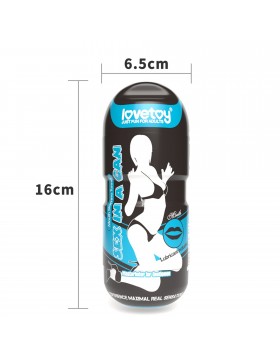 Sex In A Can Mouth Stamina Tunnel - Vibrating