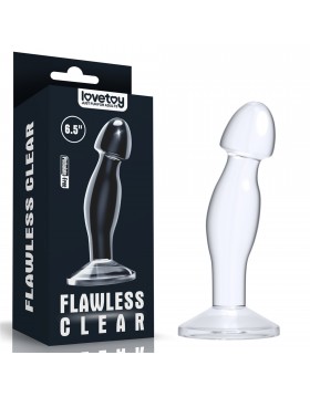 Flawless Clear Prostate Plug 6.5''