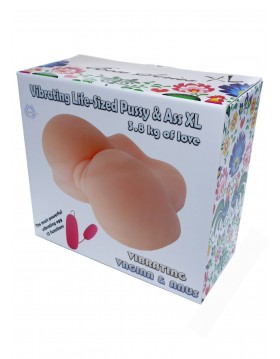 Masturbator-Vibrating Life-Sized Pussy & Ass XL - quality II
