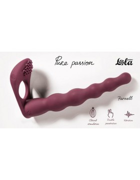 Strap-on Pure Passion Farnell Wine Red