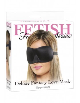 Deluxe Fantasy Love Mask Black