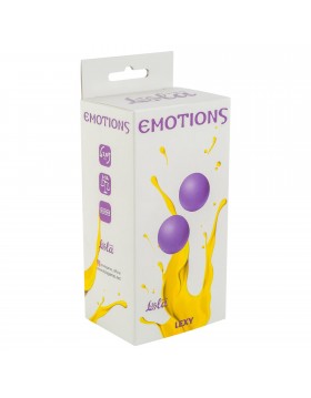 Vaginal balls without a loop Emotions Lexy Medium purple