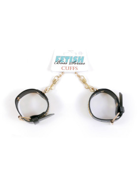 Fetish B - Series Handcuffs with cristals 3 cm Gold