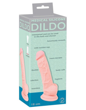 Medical Silicone Dildo 18 cm