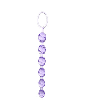 Swirl Pleasure Beads Purple