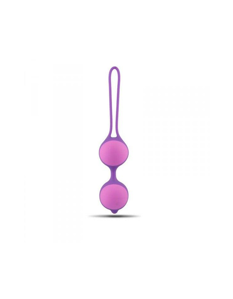Kulki-Palline Vaginali Bi-Balls Double Purple