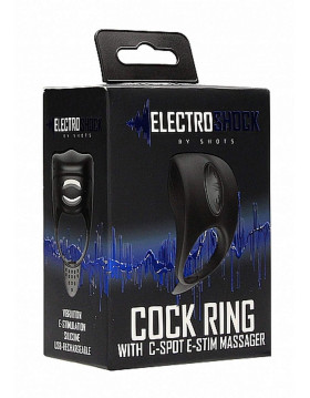 Cock Ring - C-spot Massager - Black