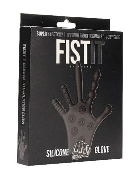 Silicone Stimulation Glove - Black