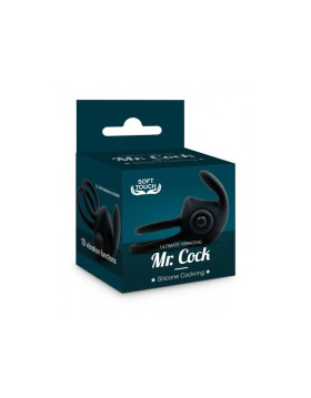 Mr. Cock Ultimate Vibrating Silicone Cockring black