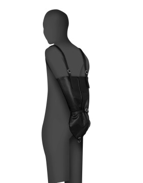 Zip-up Full Sleeve Arm Restraint - Black