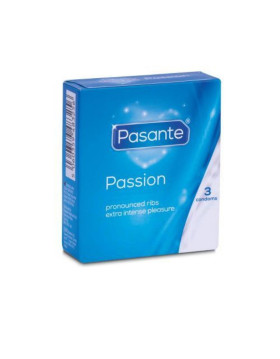 Passion stimulating condoms 3 pcs