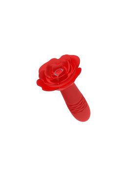 Rose thrusting anal plug