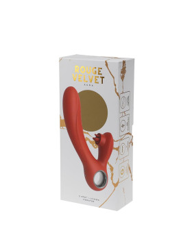 Rouge Velvet - G-Spot + Licking Vibrator