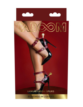 Luxury BDSM Spurs 2pcs Red
