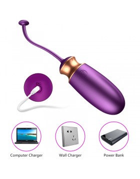 Jajko/wibr-Vibrating Silicone Love EGG USB 10 Function / Heating / Voice Control