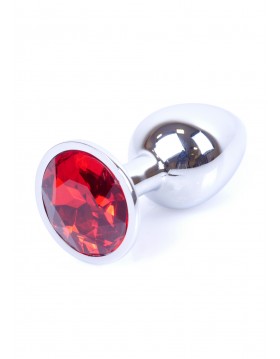 Plug-Jawellery Silver PLUG- Red