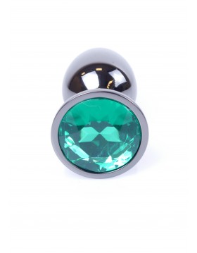 Plug-Jewellery Dark Silver PLUG- Green