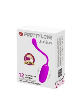 PRETTY LOVE - JULIUS EGG Purple 12 function vibrations