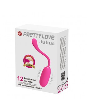 PRETTY LOVE - JULIUS EGG Pink 12 function vibrations