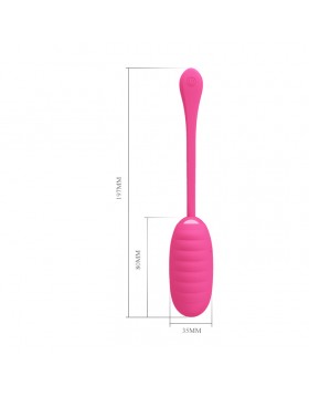 PRETTY LOVE - KIRK EGG Pink 12 function vibrations