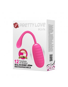 PRETTY LOVE - KIRK EGG Pink 12 function vibrations