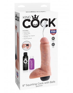 Squirting Cock 8 Inch Light skin tone