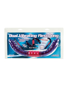 Wibrator-DUAL VIBRATING FLEXI-DONG PURPLE