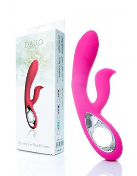 Wibrator-Daro,12 funkcji, USB Różowy