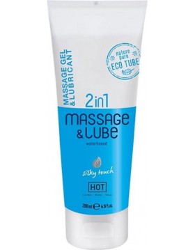 Żel - HOT Massage & Glide Gel 2 in 1 - 200 ml, Silky touch