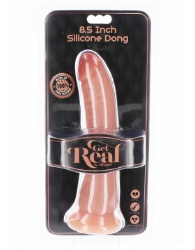 Silicone Dong 8.5 Inch Light skin tone
