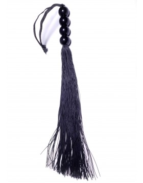 Silicone Whip Black 14" - Fetish Boss Series