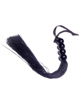 Silicone Whip Black 14" - Fetish Boss Series