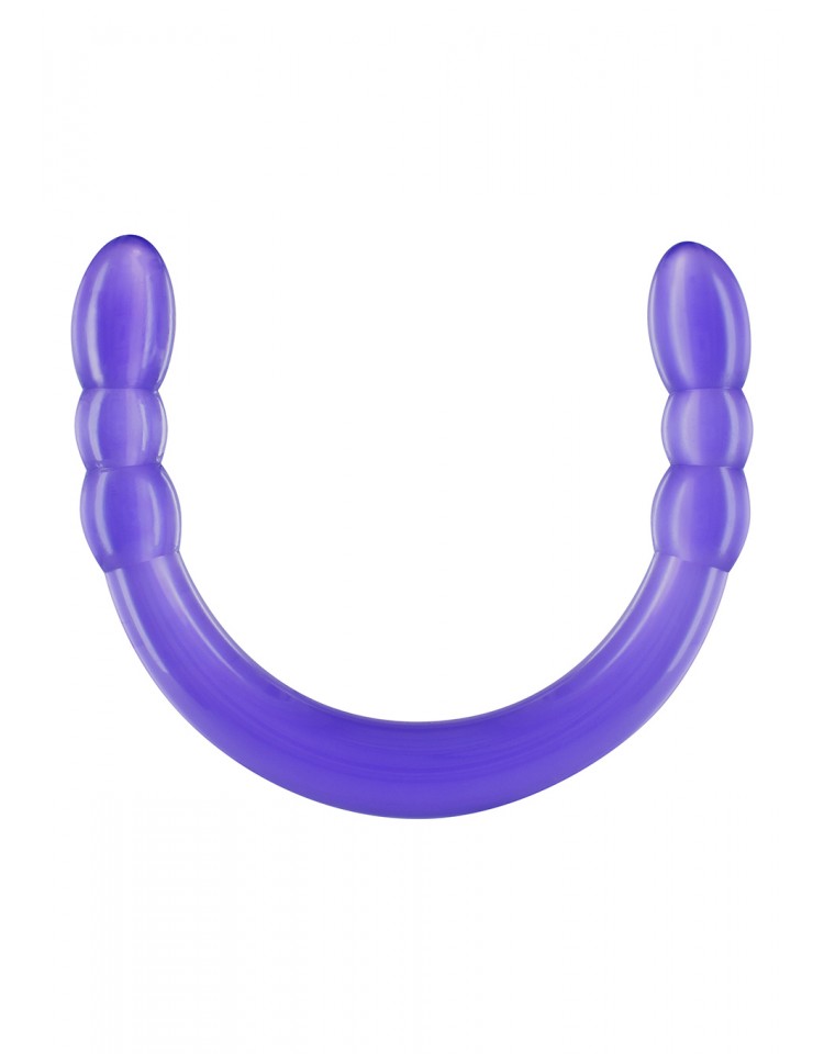 Dildo-DOUBLE DIGGER DONG PURPLE
