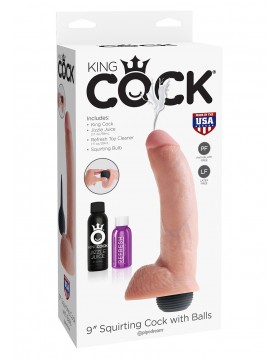 Squirting Cock 9 Inch Light skin tone