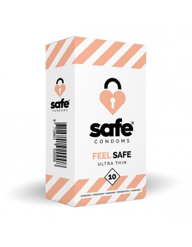 SAFE - Condooms Voelen Veilig Ultra Dun (10 stuks)