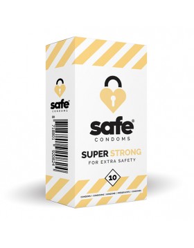 SAFE - Condooms Super Strong voor extra veiligheid (10 stuks)