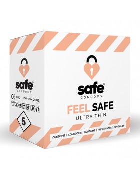 SAFE - Condooms Voelen Veilig Ultra Dun (5 stuks)
