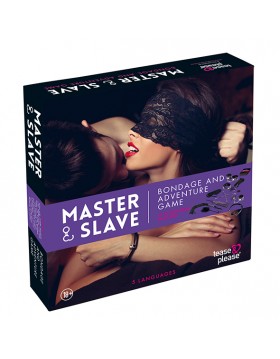 Master & Slave Bondage Game Paars (NL-EN-DE-FR-ES-IT-SE-NO-PL-RU)