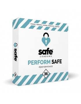 SAFE -  Condoms Perform Safe Performance (36 pcs)