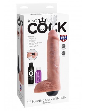Squirting Cock 11 Inch Light skin tone