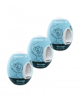 Masturbator-Eggs (set of 3 Bubble)