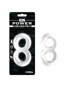 Duo Cock 8 Ball Ring-Clear