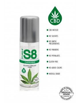 S8 Hybrid Cannabis Lube 125ml Cannabis